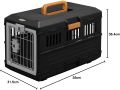 Iris Foldable Pet Carrier For Cat/Dog upto 10 Kg BPA Free Carry Case. 