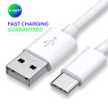 Original USB Type C Fast Charging Data Cable Android - Universal Type-C Cable - Compatible for All Smartphones - 100 % Fast Charging. 