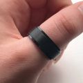 Anxiety Fidget Spinner Rings for Men Male Black Stainless Steel Spinning Rotate Ring for Women Anti Stress Accessories Jewelry Fleursbiy. 