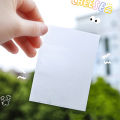 Transparent Sticky Notes Transparent Clear Notepad Sticky Note Set 50Sheets Waterproof Memo Pad Stationery. 