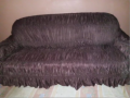 Stretchable Sofa Covers for 6 seater (3+2+1), jersey fabric , Elastic Sofa Cover , Free Size , Fit to all Sofa , (Standard Size ), Dark Brown Colour. 
