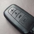 High Quality PU Leather Handmade Corolla Cross Key Cover - Premium Key Case Holder for Toyota Corolla Cross Key Remote, Keychain, Key Fob - Elegant Leather Key Protector for Corolla Cross Keys - Cross Keychain. 