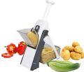 High Quality Mandoline Vegetable Fruit Cutter, Slicer, Chopper, Dicer, Grater, Peelar, Shredding, Artifact,  Salad Bnanay ki Manual Machine by Hand | Multifunction Adjustable Chopping with Container Food Choper | Kitchen Gadgets. 