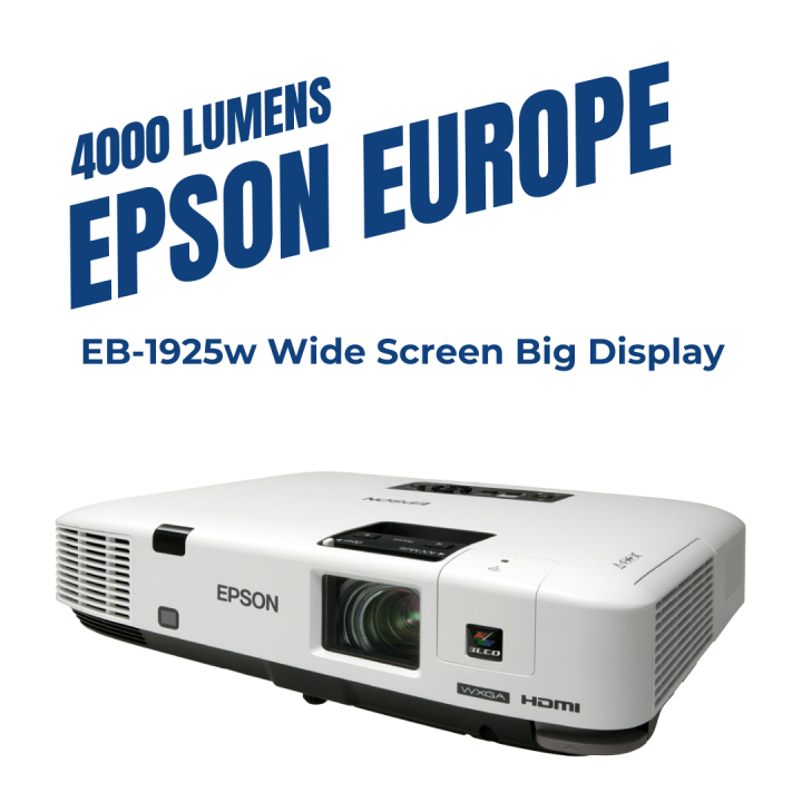Epson Europe EB-1925W Projector: Gaming, Movies, Presentations, and Home Theater in Stunning HD 1080