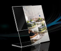 Clear Design Acrylic Table Display Stand 4x6 inch A-6 Sign Stand - Paper Holder and Menu Holder. 