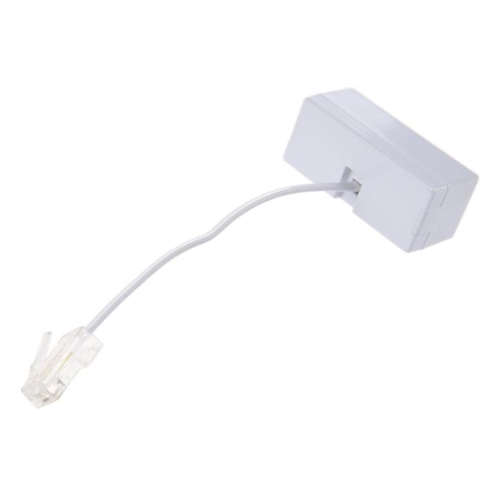 RJ45 Plug Adapter- 1 x Male RJ45 to Female BT RJ11 Telephone Adapter
-As Shown