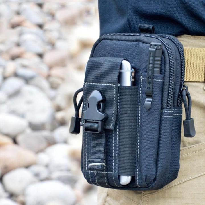 RHS Online Men's Outdoor Camping Bag Hiking Pouch Military Army Waist Pack With Belt Loop