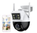 IQC360home 10X Optical Zoom Surveillance Cctv WIFI Security Camera IPC360 Home 2K 4K 4MP wifi Camera with SD CARD. 