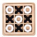 Wooden Tic Tac Toe XOXO Game Mind Challenging Cross and Zero Board Game for Family Kids & Adults|Return Gifts for Birthday Age 5-12|Brain Development Table Toy (Model 2). 