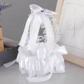 Wedding Flower Girl Basket Satin Flower Girl Basket for Engagement Party. 