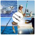 ZOROOM 72Pcs Anti-Bite Fishing Wire Trace Leaders Lure Wire Trace Pike Traces Wire 15cm 20cm 25cm Trace Leaders with Snap. 