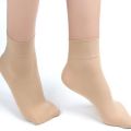 Pack Of 3 & 6 Pairs Transparent Short Nylon Summer Socks For Women. 