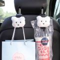 LUCKY CC Car seat back hook cartoon invisible car multifunctional and practical rear seat rear small hook car interior supplies. 