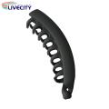 Colorful Banana Hair Clip Large Double-row Anti-slip Hair Claw Clip with Frosted Texture Stylish Banana Shape Hairpin for Easy Twist Hairstyles Solid Color Design for Bun Maker Clip. 