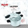 Majestic Ultra Pressure cooker with Steamer 2in1 Best Quality Heavy Weight Steamer cooker 7L-9L-11L. 