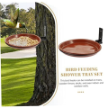 Farm Bird Feeder Hanging Bird Bath Bird Feeder Bird Container Bird Bath Deck Bowl Platform. 