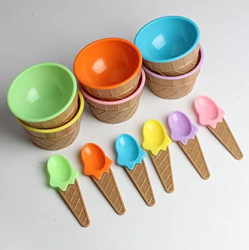 2Pc%20Set%20Ice%20Cream%20Solid%20Bowl%20with%20Spoon,%20Plastic%20BPA-Free%20Ice%20Cream%20Cone%20Shape%20Cup.%20-%20Image%206