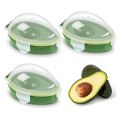 XHHDQES Avocado Keeper 3 Pieces Reusable Avocado Storage Container Individual Avocado Saver Avocado Pod Avocado Cover. 