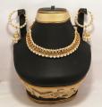 Stylish Pearl Necklace Set with beautiful Earrings-Beautiful Gift. 