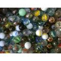 100 Pcs Playing Mix Marble Ball for kids (banty/kanchy). 