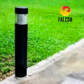 Die-Cast Aluminium Garden Bollard Light Black waterproof for outdoor. 