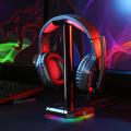 Redragon Scepter Pro RGB Backlit Gaming Headphone Stand with Aluminum Supporting Bar and 4X USB 2.0 Ports( HA300 ). 