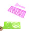 hole red tube filling mold diy lip balm gloss making kit wax pouring tray scraper set 5g mouth filling tray 50. 