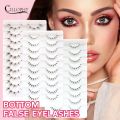 BeliefMelief  Profesional  Bottom False Eyelashes Lower Lash Extensions 10 Pairs Under Lashes Strip Manga Natural Look Pack Soft Make Up For Women. 