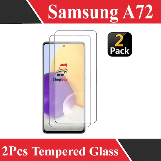 2%20Pcs%20Samsung%20A72%20Tempered%20Glass%20Screen%20Protector%202.5d%20Polish%20Screen%20Guard%20For%20Galaxy%20A72%205G%20-%20Transparent%20-%20Image%204