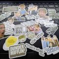 25pcs THE OFFICE sticker pack for all sitcom lovers Micheal Scott fans famous tv series netflix movie romcom 2000s ideal for journals notebooks and guitar waterproof. 