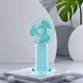 L8 Mini Fan Three-Speeds Strong Wind with Base Electric Portable Handheld Fan for Office Handheld Fan. 