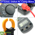 Digital Clamp Meter 600A AC Multimeter Current Clamp Voltage Tester DT3266L (Test Leads & Battery included) by electrica. 