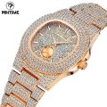 Pintime brand fashion business luxury, with diamond, quartz men's watch. 
