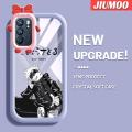JIUMOO Case For OPPO Reno 6 5G Reno 6 Pro 5G Reno 6Z 5G Case One Piece Naruto Pattern Monster Bowknot Casing Transparent Soft Silica Gel Shockproof Phone Cases Camera Lens Protective Cover. 