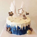 Swan wing Wedding Cake Topper For Valentines Day Decor Feather Party Supplies. 