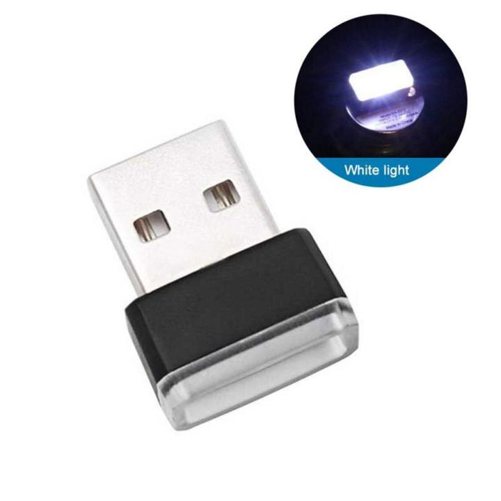 Car Ambient Light Car Starry USB Modified Roof Interior Decor Light Star Sky Ceiling Projector Free Installation Atmosphere Lamp-white