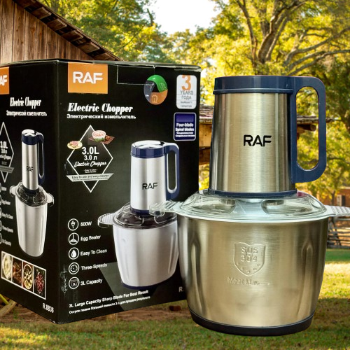 Electric%20Meat%20&%20Vegetable%20Chopper%20%20RAF%20and%20Silver%20Crest%20%203L%20Stainless%20Steel%20Bowl%20%204%20Blades%20%203%20Speed%20Control%20%20Qeema%20Machine%20-%20Image%202