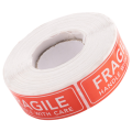 1 Roll/500Pcs Fragile Stickers - Fragile Handle with Care Labels. 