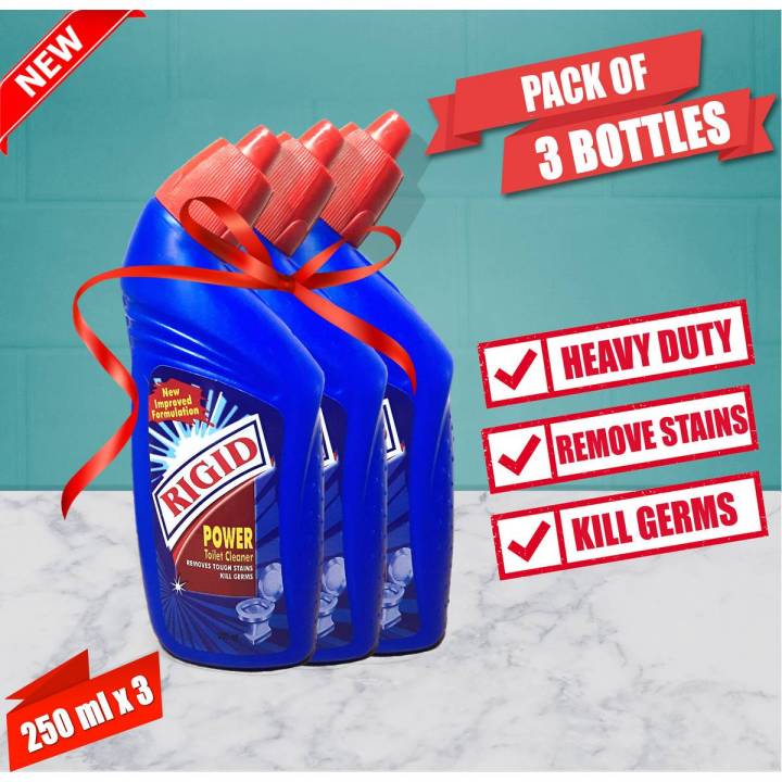 Rigid Power Toilet Cleaner Pack of 3