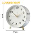 Retro Alarm Clock Vintage Analog Alarm Clock with Night Light Silent Snooze Function Battery Operated Bedroom Clock Silent Alarm Clock. 