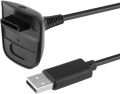 USB Charger Play and Charge Cable Cord for Xbox 360 Wireless Controller. 