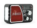 Portable Solar Rechargeable 3 Bands (FM/AM/SW) Radio with USB/TF Music player & Charging Panel Light. 