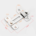 Stainless Steel Door Lock Flip Lock Safety Door Bolt Lock, Door Frame Latchs. 