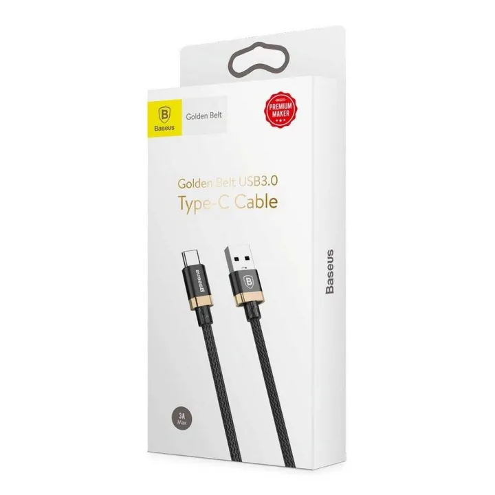 BASEUS Cable For Type-C Golden Belt Series USB 3.0 3A