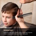 Hair Styling Combs,Heat Resistant Combs, Styling Combs for Salon, Fine and Wide Tooth Hair Barber Comb For All Hair Types (Pack of 2), Black Plastic Barber Carbon Fiber Cutting Comb,Fine Tooth Comb for Men and Women. 