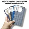 Infinix Smart 8 / Smart 8 Plus / Smart 8 Pro / Hot 40i / Spark 20 / Spark 20C Back Cover Soft Liquid Silicon Official Clothe inside Camera Protection Phone Case. 