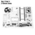 Clear Stamp Scrapbook Photo Cards Postcards 14x18cm Rubber Seal Silicone Stamps Craft Tool. 