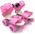 Kids Roller Skates, Adjustable Size Girl Roller Skates for Kids Beginner, Toddlers Roller Skate with 8 Wheels, Outdoor Roller Skating for Boys, Girls, Skating Shoes for Ages 3-12. 