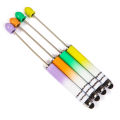 DIY beaded touch screen ballpoint pen creative touch capacitive pen Amazon cross-border cute love puzzle ballpoint pen. 
