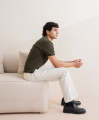 FITTED - Drop Needle knit Polo - For Men - Forest Olive. 